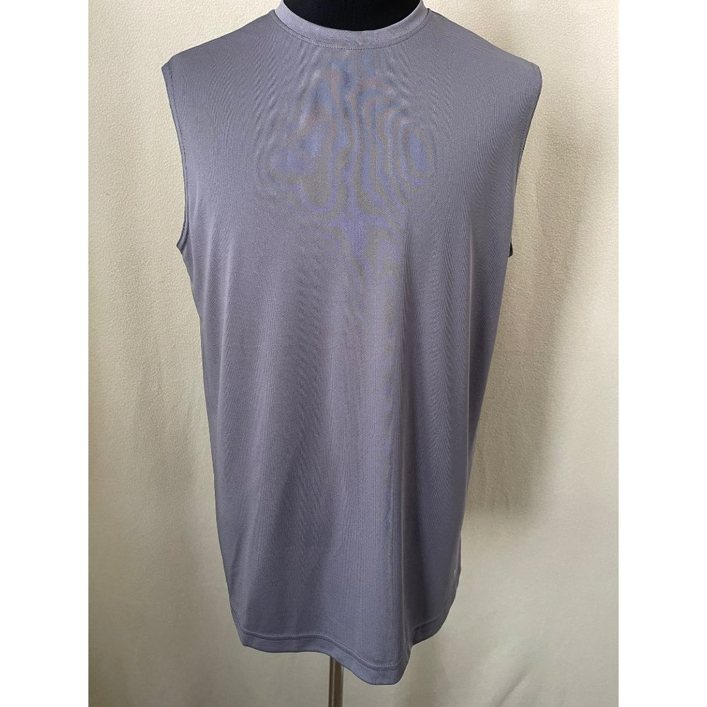 Amazon Essentials Mens Sleeveless Gray Workout Breathable Tank Top